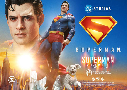 REMDC-02S Prime 1 Studio Superman with Krypto (2025 Film) (Bonus Version) 1/3 Scale Statue