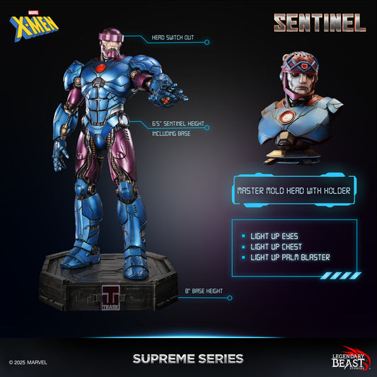 LBS Sentinel (with Master Mold Bust and Holder Version) 1/4 Human Size Statue