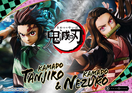 CMDSKY-01 Prime 1 Studio Kamado Tanjiro & Kamado Nezuko (Studio Demon Slayer Kimetsu no Yaiba) (Regular Version) 1/6 Scale Statue