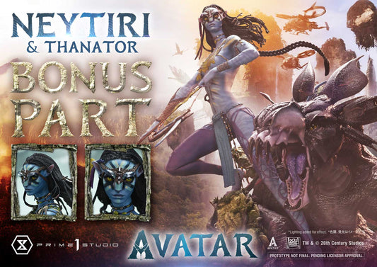 REMAVTR-02DXS Prime 1 Studio Neytiri & Thanator (Avatar) (Deluxe Bonus Version) 1/4 Scale Statue