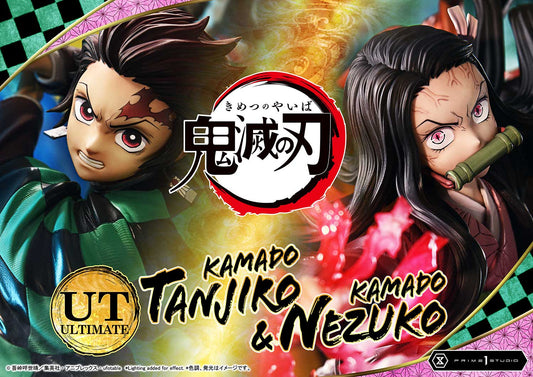 CMDSKY-01UTS Prime 1 Studio Kamado Tanjiro & Kamado Nezuko (Studio Demon Slayer Kimetsu no Yaiba) (Ultimate Bonus Version) 1/6 Scale Statue